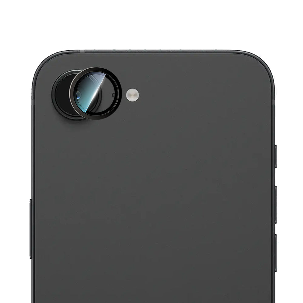 Apple iPhone 16E CaseWorld Alloy Serisi Oleofobik Anti Reflective Kamera Lens Koruyucu Gümüş