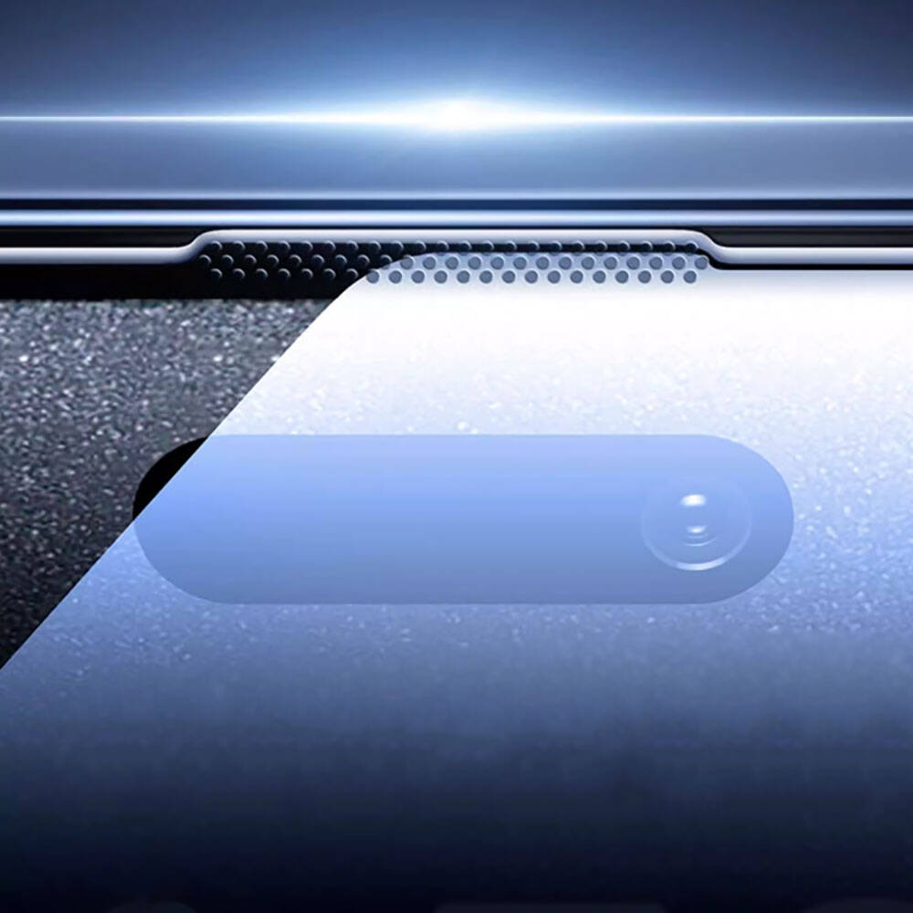 Apple iPhone 16E Wiwu GT-008 Polimer Oleofobik Kaplama Şeffaf Pürüzsüz Temperli Cam Ekran Koruyucu 10'lu Paket Siyah
