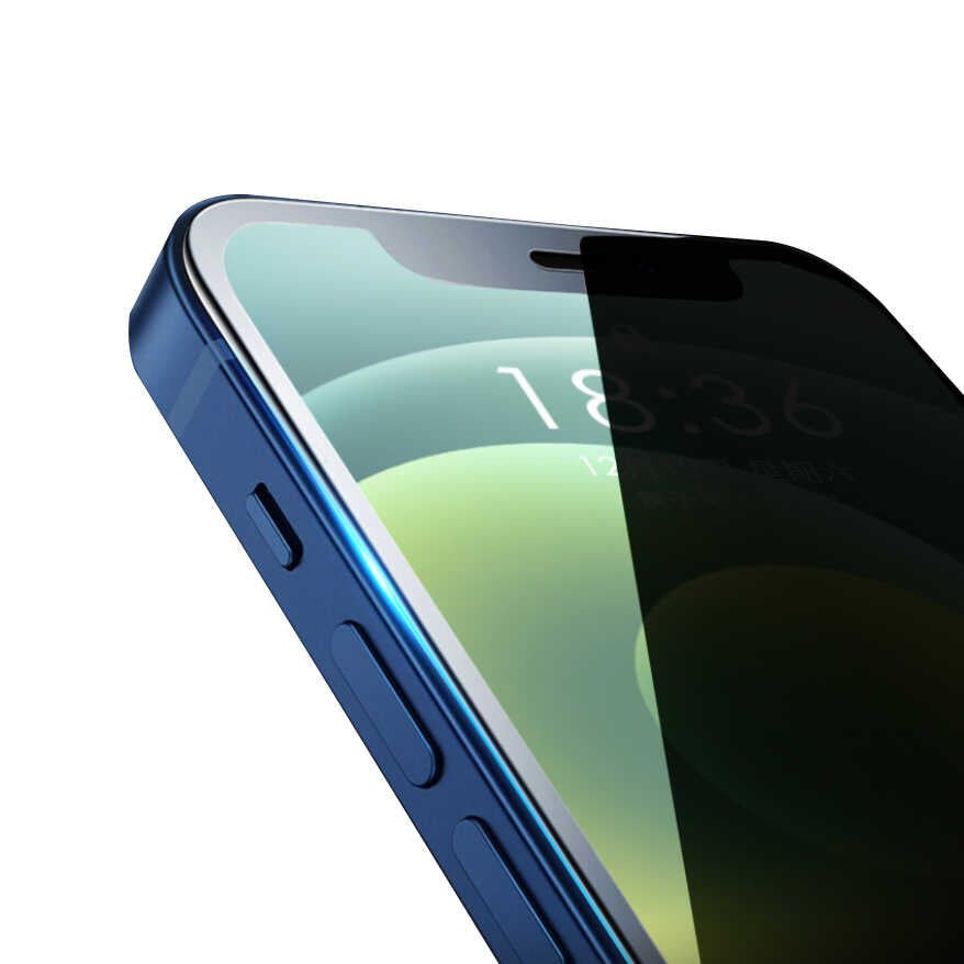 Apple iPhone 16E Wiwu iPrivacy HD Anti-Peep Ekran Koruyucu Siyah