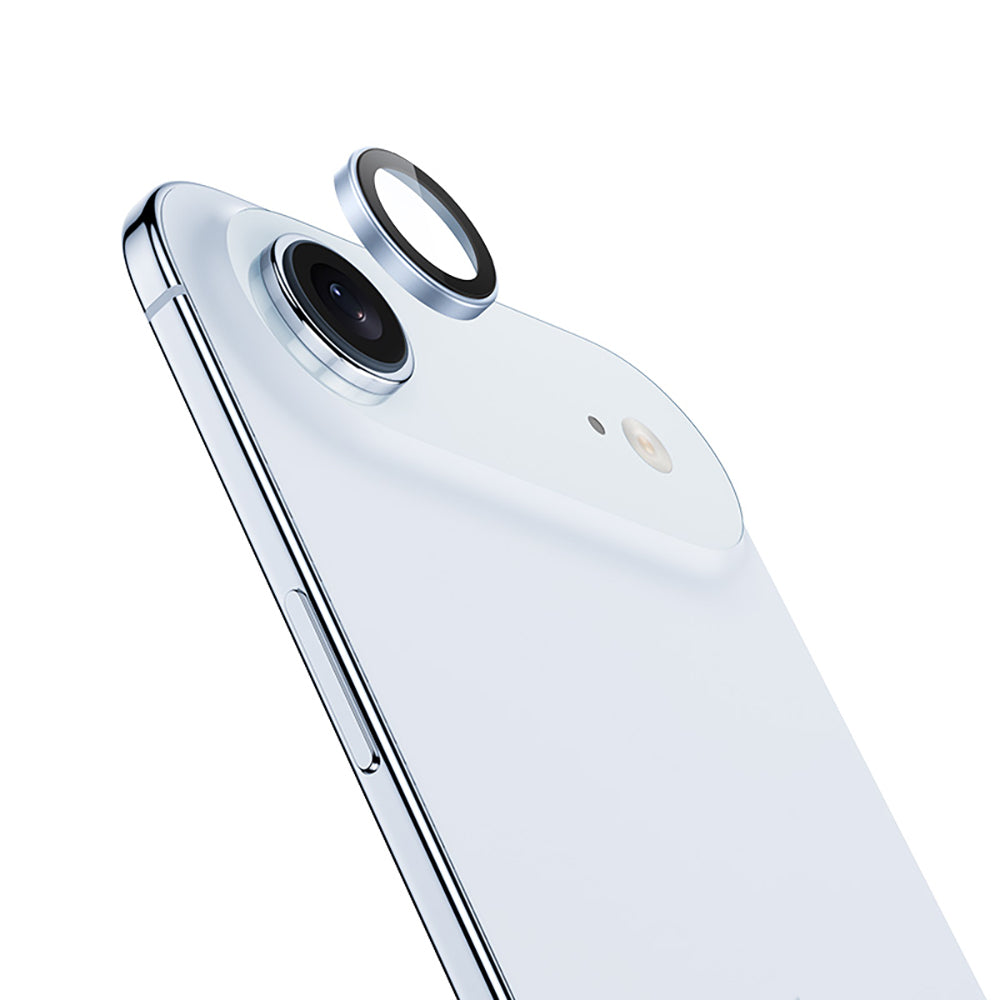 Apple iPhone 17 Air Benks DR Safir Kamera Lens Koruyucu Açık Mavi