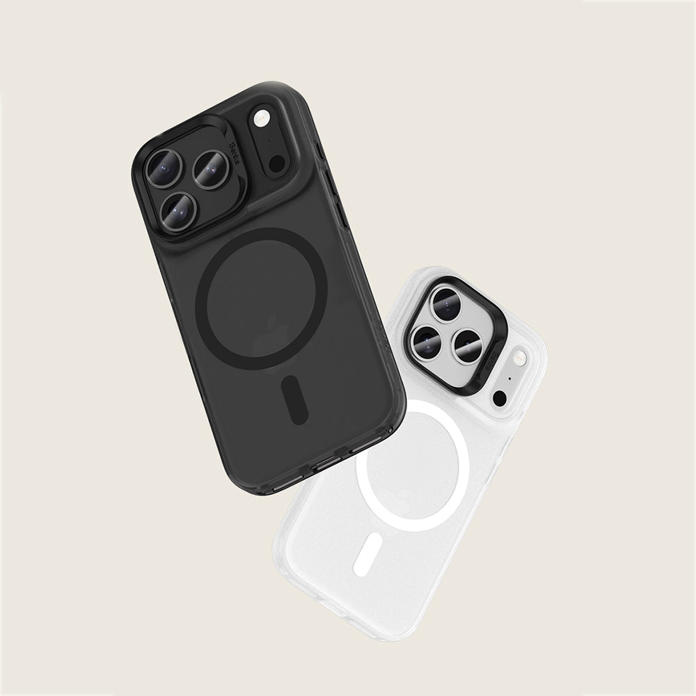 Apple iPhone 17 Air Kılıf M-safe Şarj Özellikli Benks Lucid Armor Kapak Beyaz