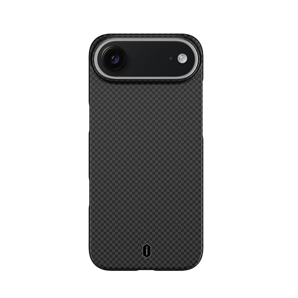 Apple iPhone 17 Air Kılıf M-safe Şarj Özellikli Wiwu DCC-208 Aramid Armor Kapak Siyah