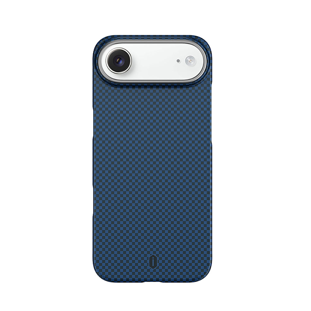 Apple iPhone 17 Air Kılıf M-safe Şarj Özellikli Wiwu DCC-208 Aramid Armor Kapak Mavi