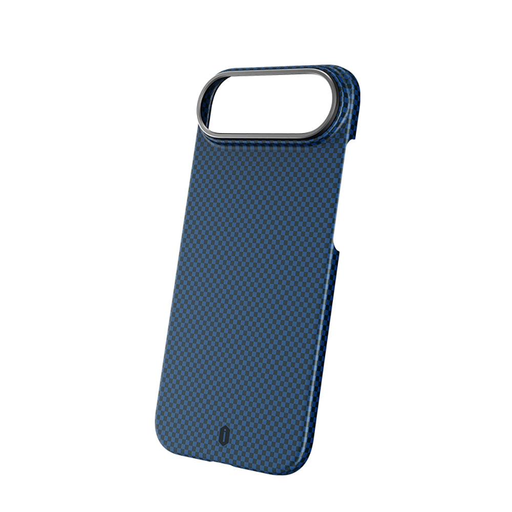 Apple iPhone 17 Air Kılıf M-safe Şarj Özellikli Wiwu DCC-208 Aramid Armor Kapak Mavi