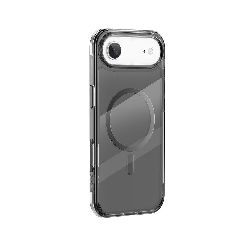 Apple iPhone 17 Air Kılıf M-safe Şarj Özellikli Wiwu MCC-702 Titanyum Pro Serisi Sert PC Kapak Siyah