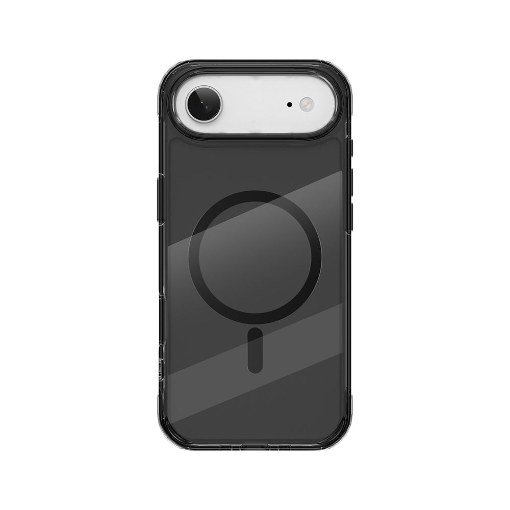 Apple iPhone 17 Air Kılıf M-safe Şarj Özellikli Wiwu MCC-702 Titanyum Pro Serisi Sert PC Kapak Siyah
