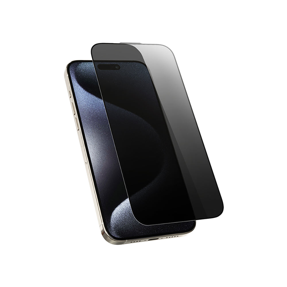 Apple iPhone 17 Air Wiwu Wi-SQ009 Easy Install iPrivacy 360° Anti-Peep Oleofobik Temperli Cam Ekran Koruyucu + Kolay Uygulama Aparatlı Siyah