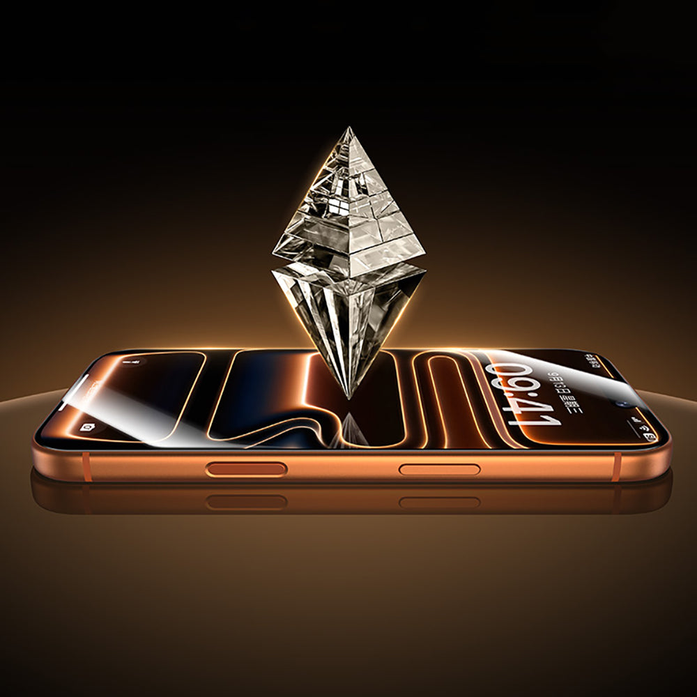 Apple iPhone 17 Benks Glass Warrior 2.0 AR-EZFita Cam Ekran Koruyucu + Kolay Uygulama Aparatı Şeffaf