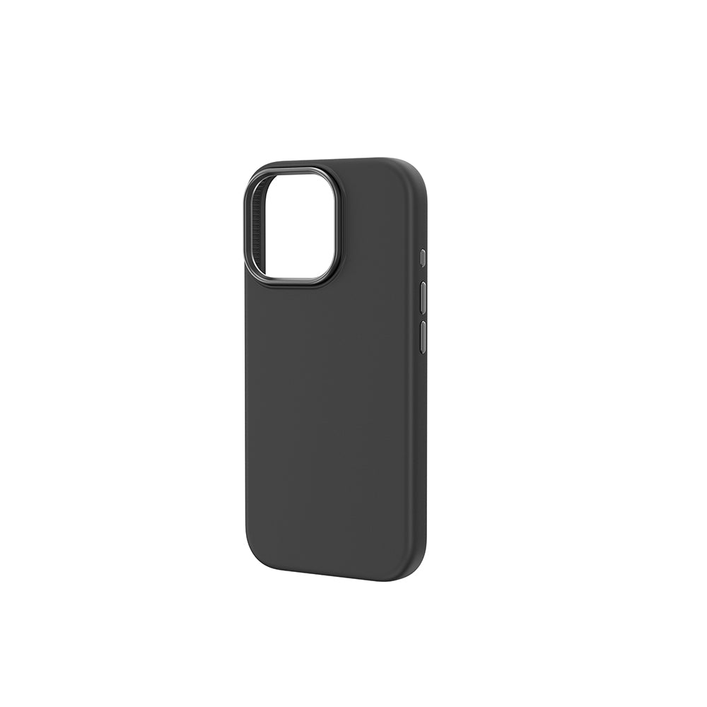 Apple iPhone 17 Kılıf M-safe Şarj Özellikli Wiwu FGG-013 Skin Touch Serisi Kapak Siyah