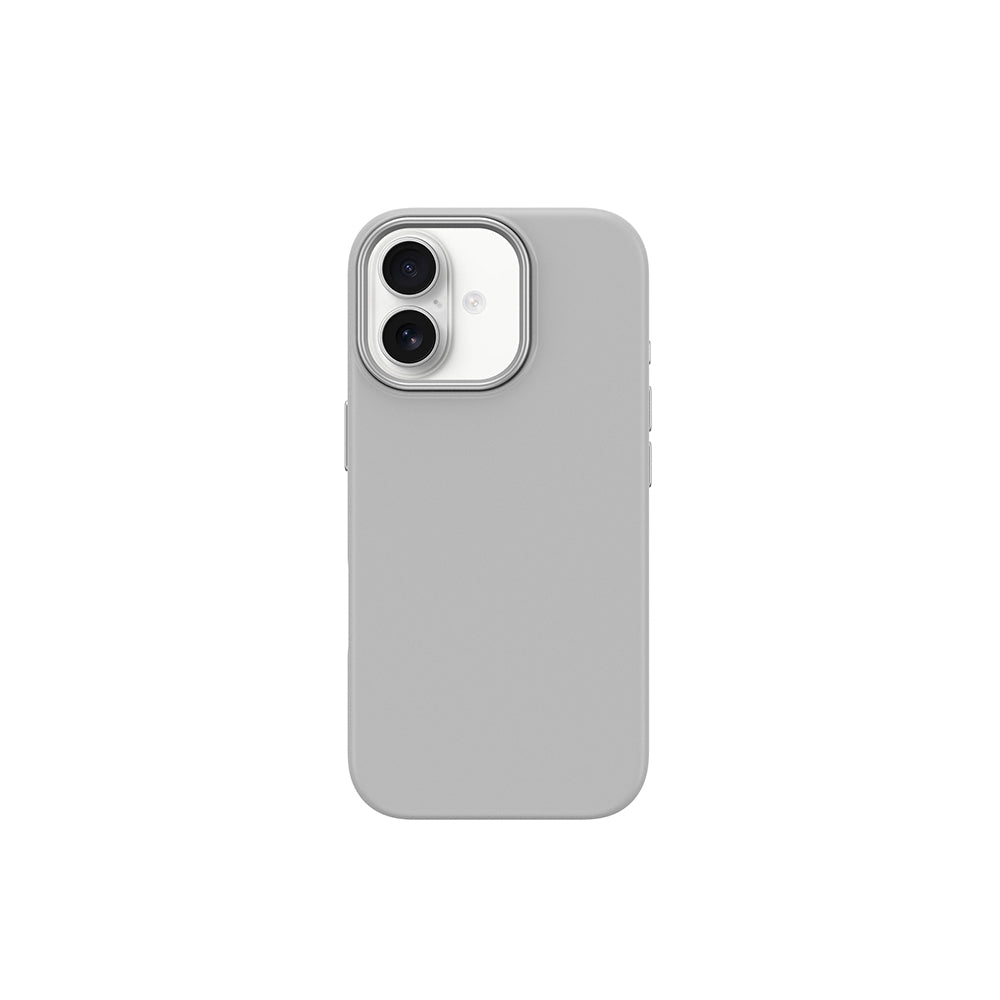 Apple iPhone 17 Kılıf M-safe Şarj Özellikli Wiwu FGG-013 Skin Touch Serisi Kapak Gri