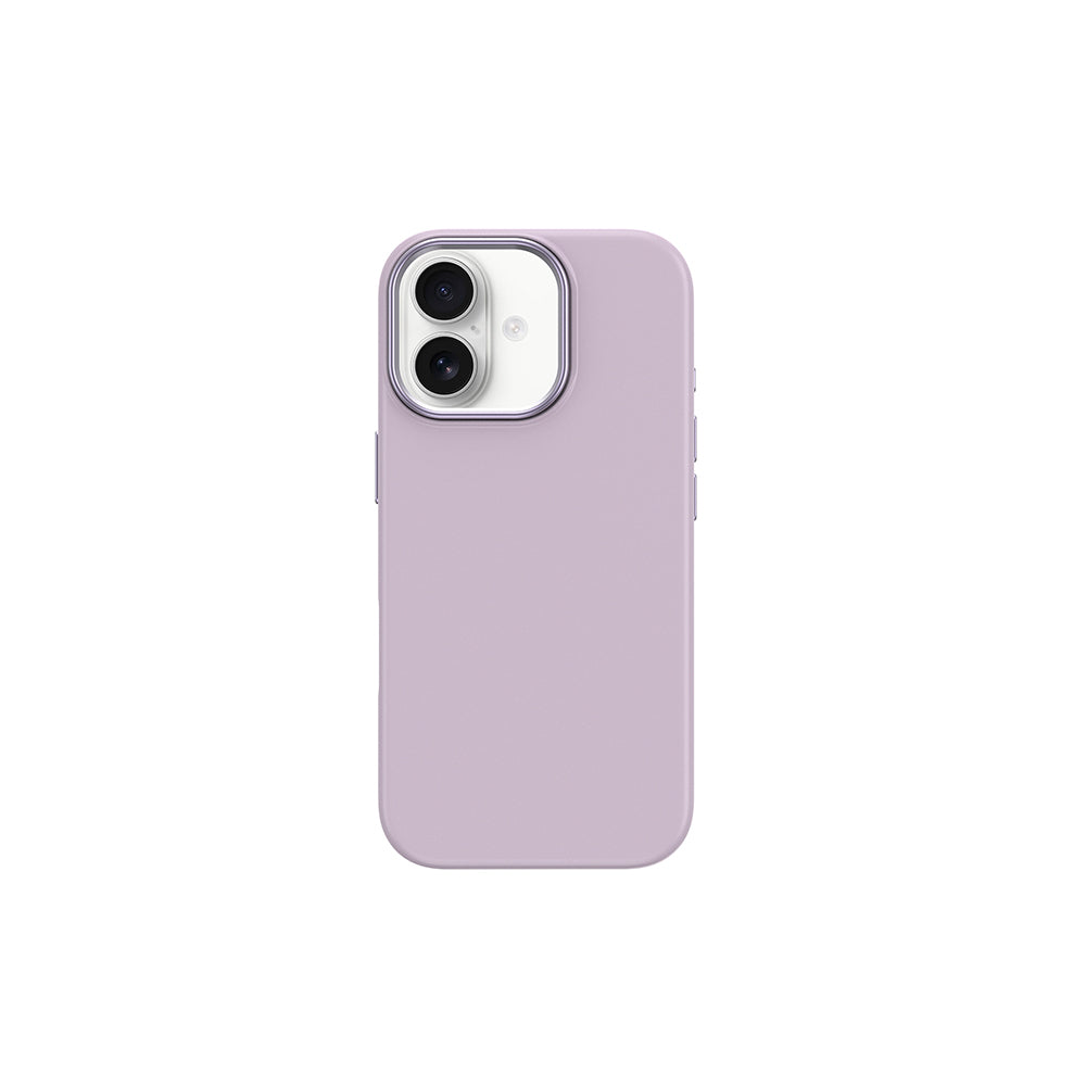 Apple iPhone 17 Kılıf M-safe Şarj Özellikli Wiwu FGG-013 Skin Touch Serisi Kapak Açık Mor