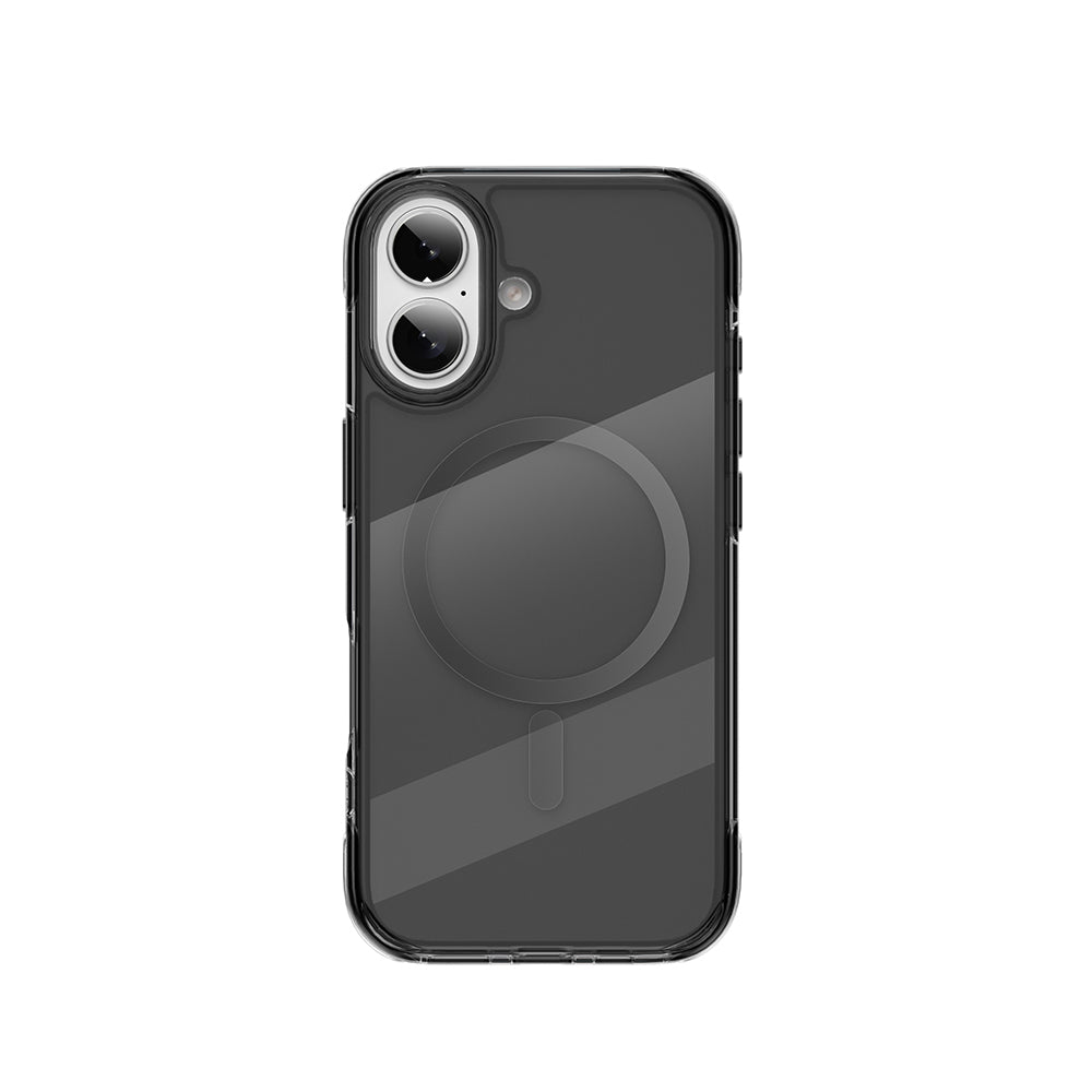 Apple iPhone 17 Kılıf M-safe Şarj Özellikli Wiwu MCC-702 Titanyum Pro Serisi Sert PC Kapak Siyah