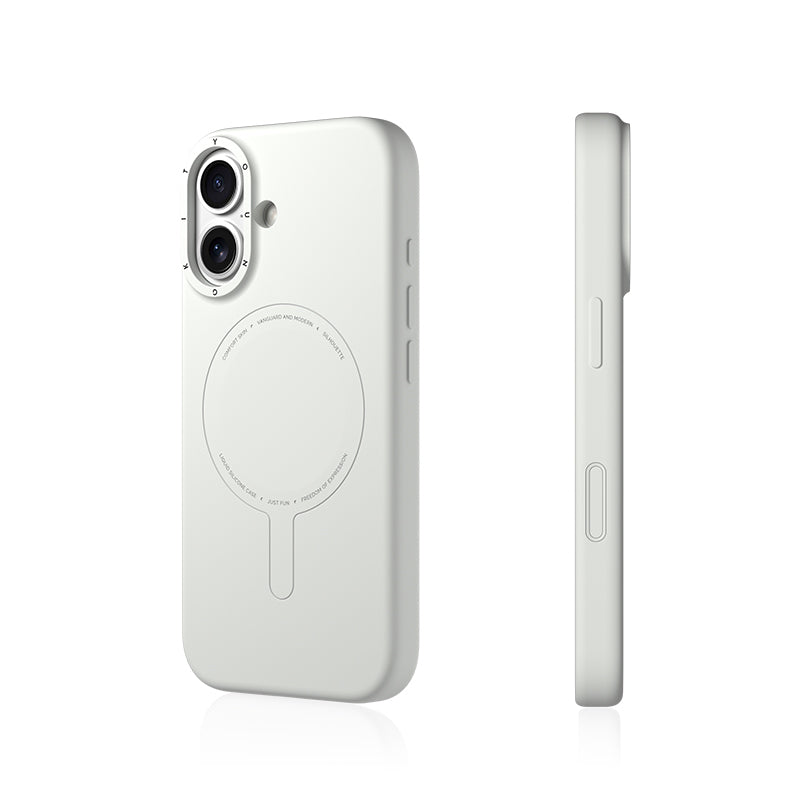 Apple iPhone 17 Kılıf M-Safe Şarj Özellikli Youngkit Morandi Serisi Kapak Yeşil
