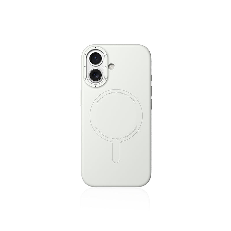 Apple iPhone 17 Kılıf M-Safe Şarj Özellikli Youngkit Morandi Serisi Kapak Yeşil