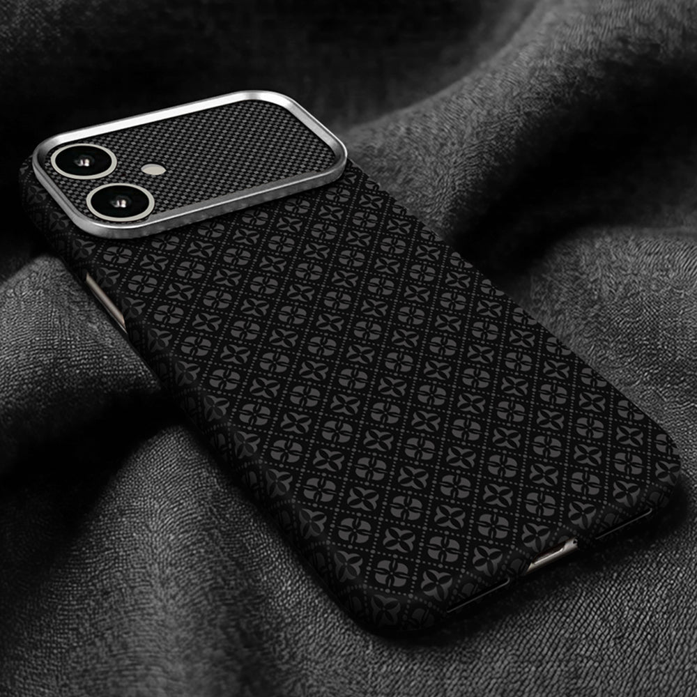 Apple iPhone 17 Kılıf M-Safe Şarj Özellikli Zore Paris Velix Sert PC Kapak Siyah