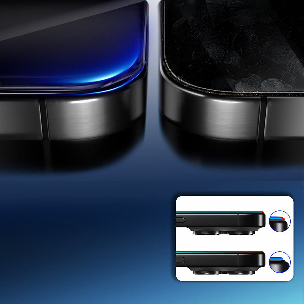 Apple iPhone 17 Mohseven Safir Coating HD 3D Glue Temperli Cam Ekran Koruyucu Şeffaf