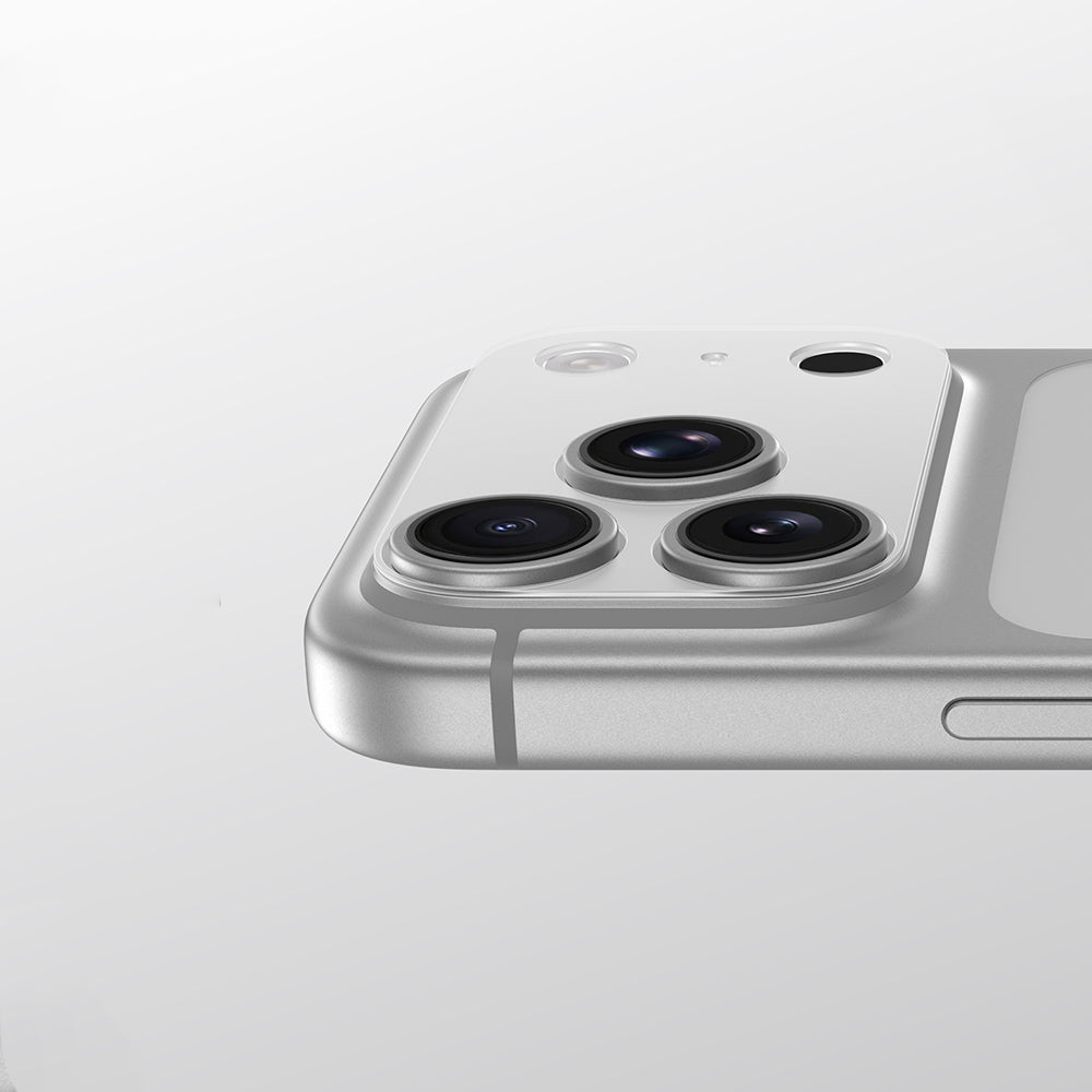 (17 Serisi)Apple iPhone Amazingthing Parmak İzi Bırakmayan Kamera Lens Çerçeve Koruyucu