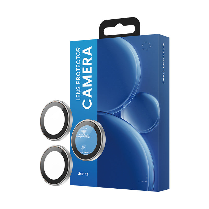 Apple iPhone 17 Pro Benks DR Safir Kamera Lens Koruyucu Turuncu