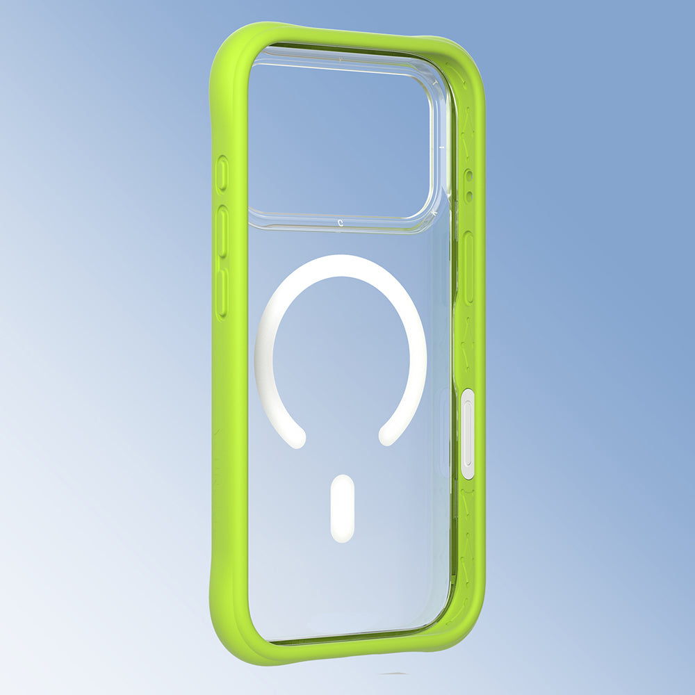 Apple iPhone 17 Pro Kılıf M-safe Şarj Özellikli Airbagli Youngkit Dynamic 2 Serisi Kapak Yeşil