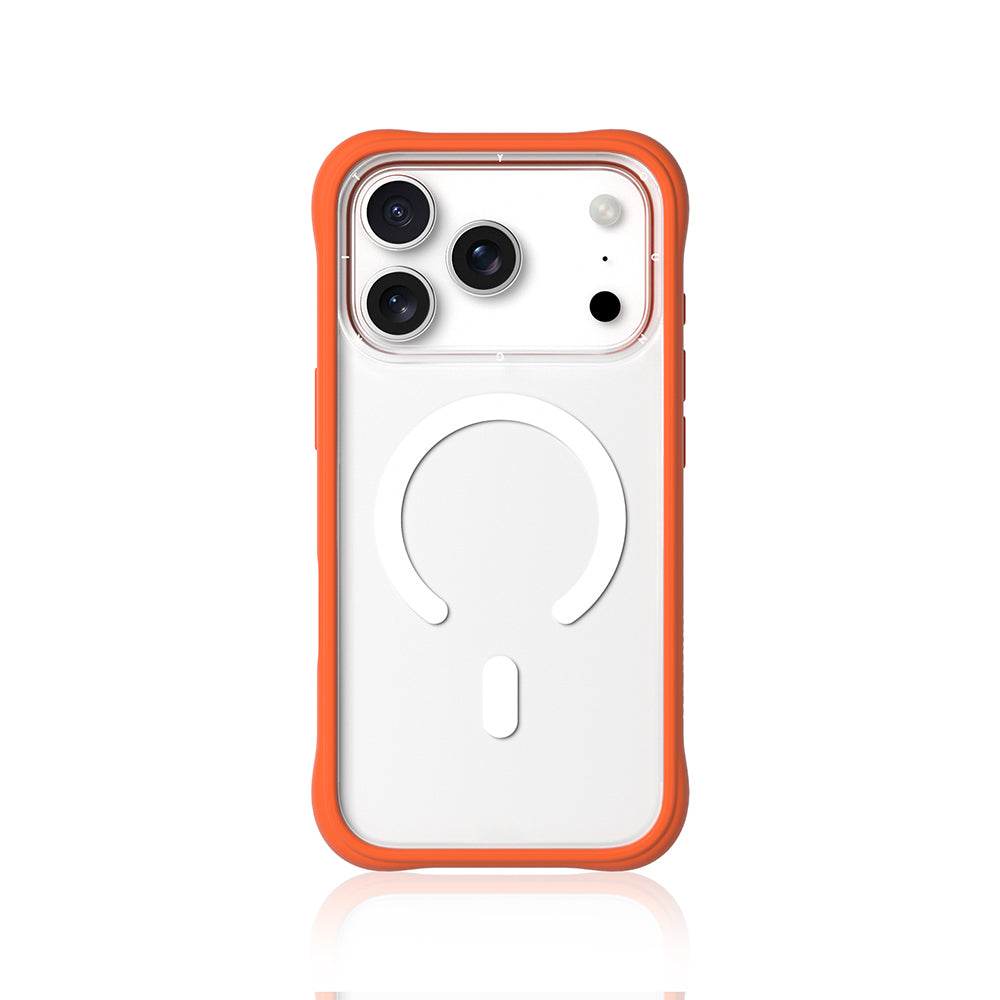Apple iPhone 17 Pro Kılıf M-safe Şarj Özellikli Airbagli Youngkit Dynamic 2 Serisi Kapak Turuncu