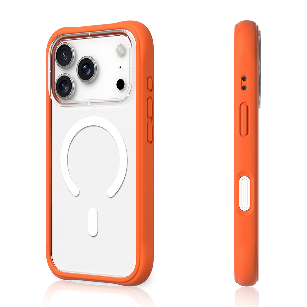 Apple iPhone 17 Pro Kılıf M-safe Şarj Özellikli Airbagli Youngkit Dynamic 2 Serisi Kapak Turuncu