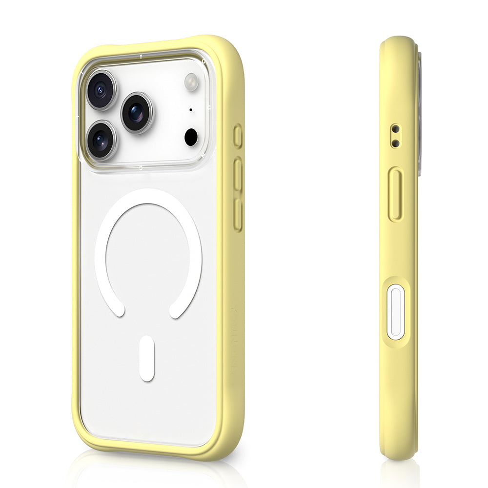 Apple iPhone 17 Pro Kılıf M-safe Şarj Özellikli Airbagli Youngkit Dynamic 2 Serisi Kapak Sarı