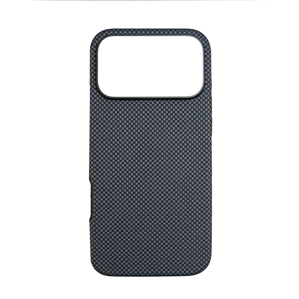 Apple iPhone 17 Pro Kılıf M-safe Şarj Özellikli Mohseven 1500D Aramid Fiber Kapak Mavi