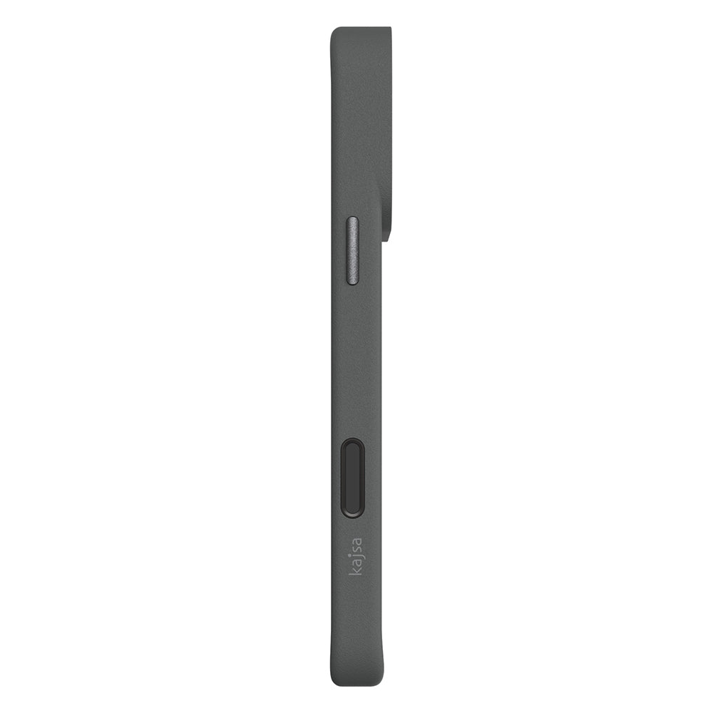 Apple iPhone 17 Pro Kılıf M-safe Şarj Özellikli O-Ring Kajsa Carbon Fiber Serisi Kapak Gri