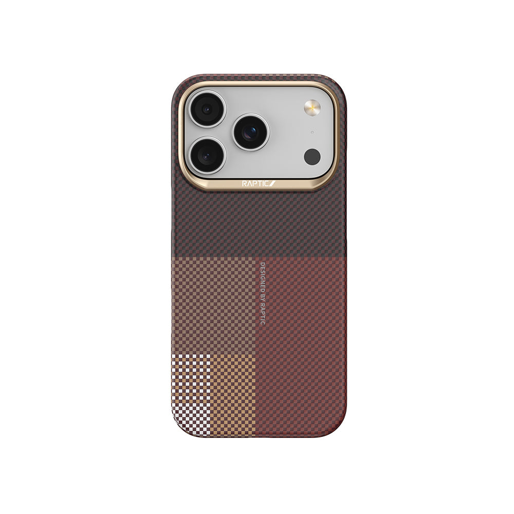 Apple iPhone 17 Pro Kılıf M-safe Şarj Özellikli Raptic Aramid Skin Transform Serisi Kapak Mavi