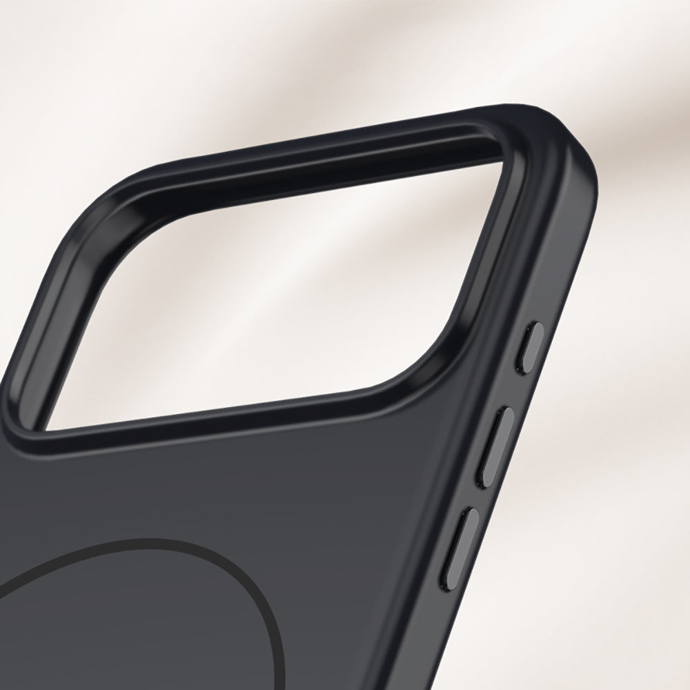 Apple iPhone 17 Pro Kılıf M-safe Şarj Özellikli Wlons Liza Kapak Siyah
