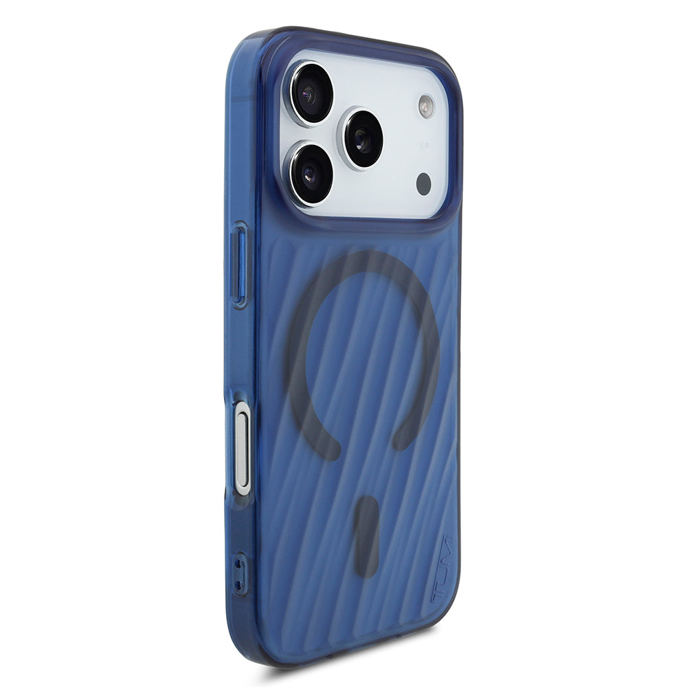 Apple iPhone 17 Pro Kılıf TUMI Orjinal Lisanslı M-safe Şarj Özellikli Transparan Kapak Siyah