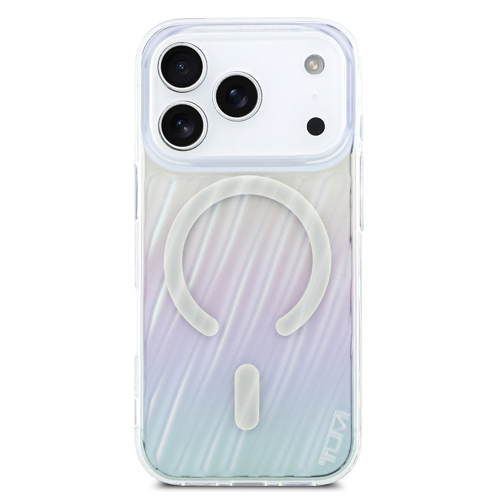 Apple iPhone 17 Pro Kılıf TUMI Orjinal Lisanslı M-safe Şarj Özellikli Transparan Kapak Colorful