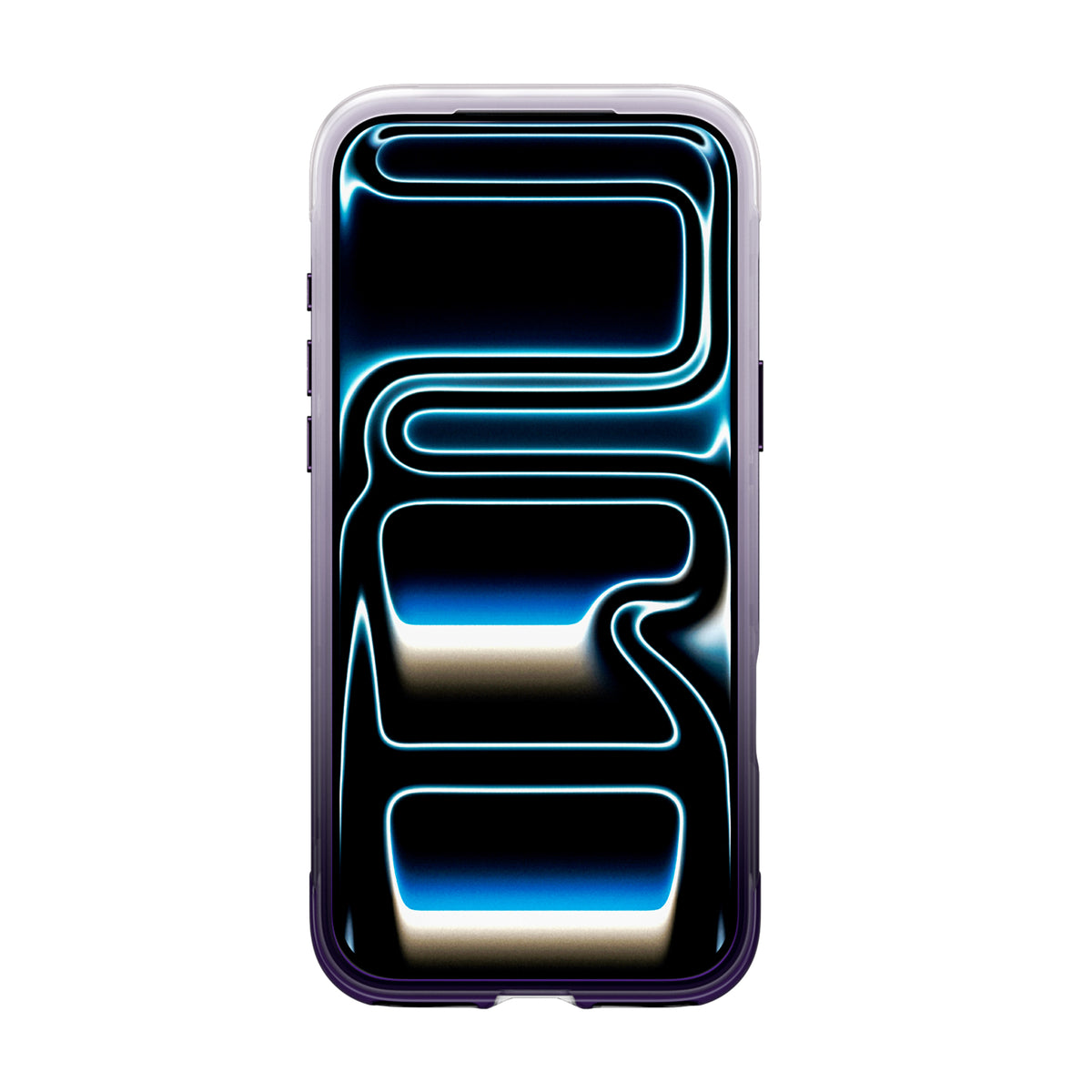 Apple iPhone 17 Pro Kılıf Wiwu AS-204 AeroShield Aurora Ultra Serisi M-safe Şarj Özellikli Airbag Tasarımlı Standlı Kapak Mor