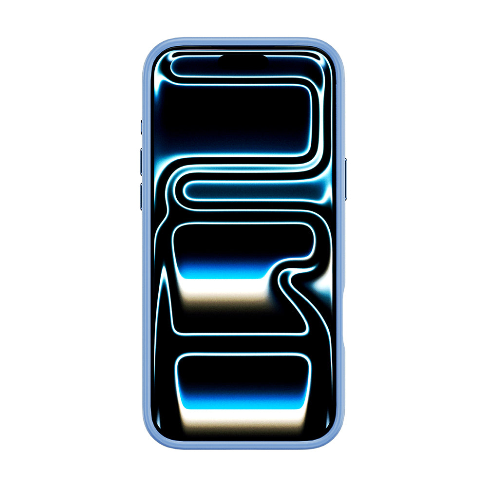 Apple iPhone 17 Pro Kılıf Wiwu FGG-012 ArmorPro Serisi M-safe Şarj Özellikli Parmak İzi Bırakmayan Kılıf Açık Mavi