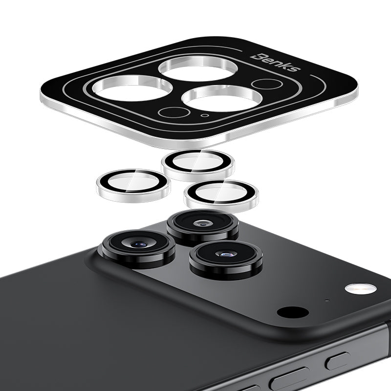 (17 Serisi)Apple iPhone Benks AR Glass Warrior Premium Cam Kamera Lens Koruyucu
