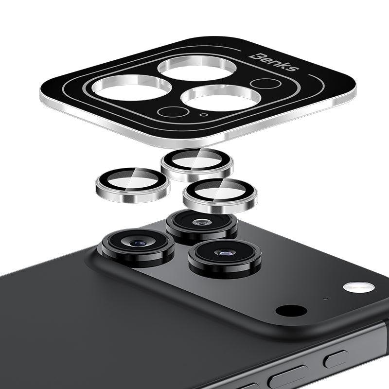 (17 Serisi)Apple iPhone Benks AR Glass Warrior Premium Cam Kamera Lens Koruyucu