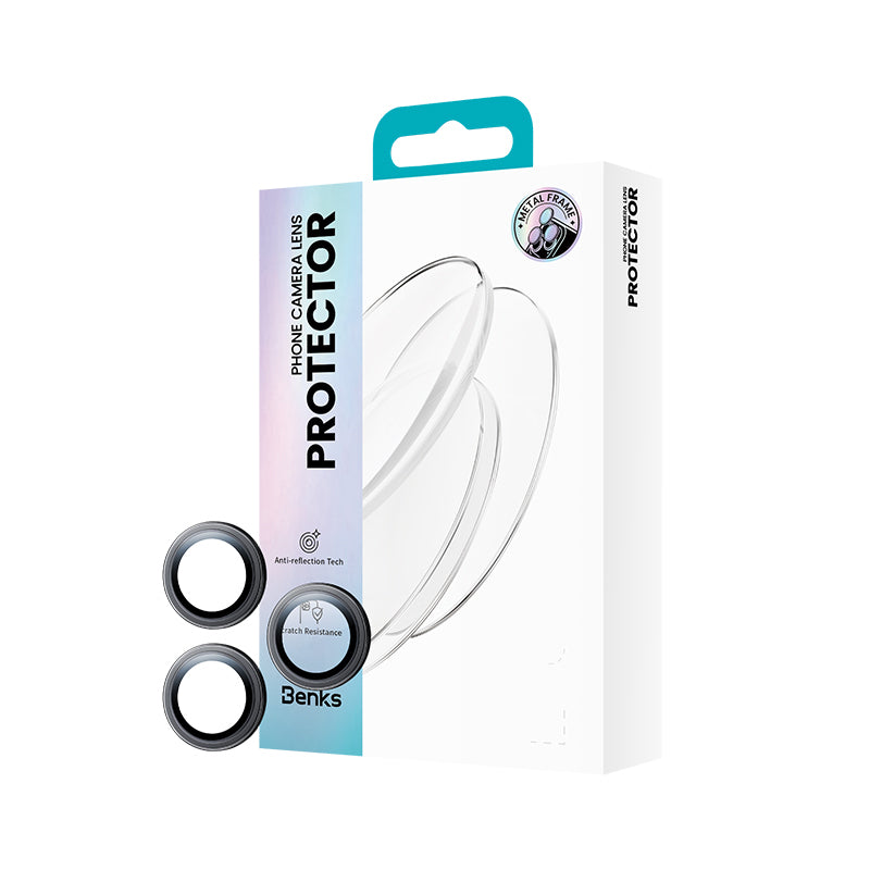 (17 Serisi)Apple iPhone Benks AR Glass Warrior Premium Cam Kamera Lens Koruyucu