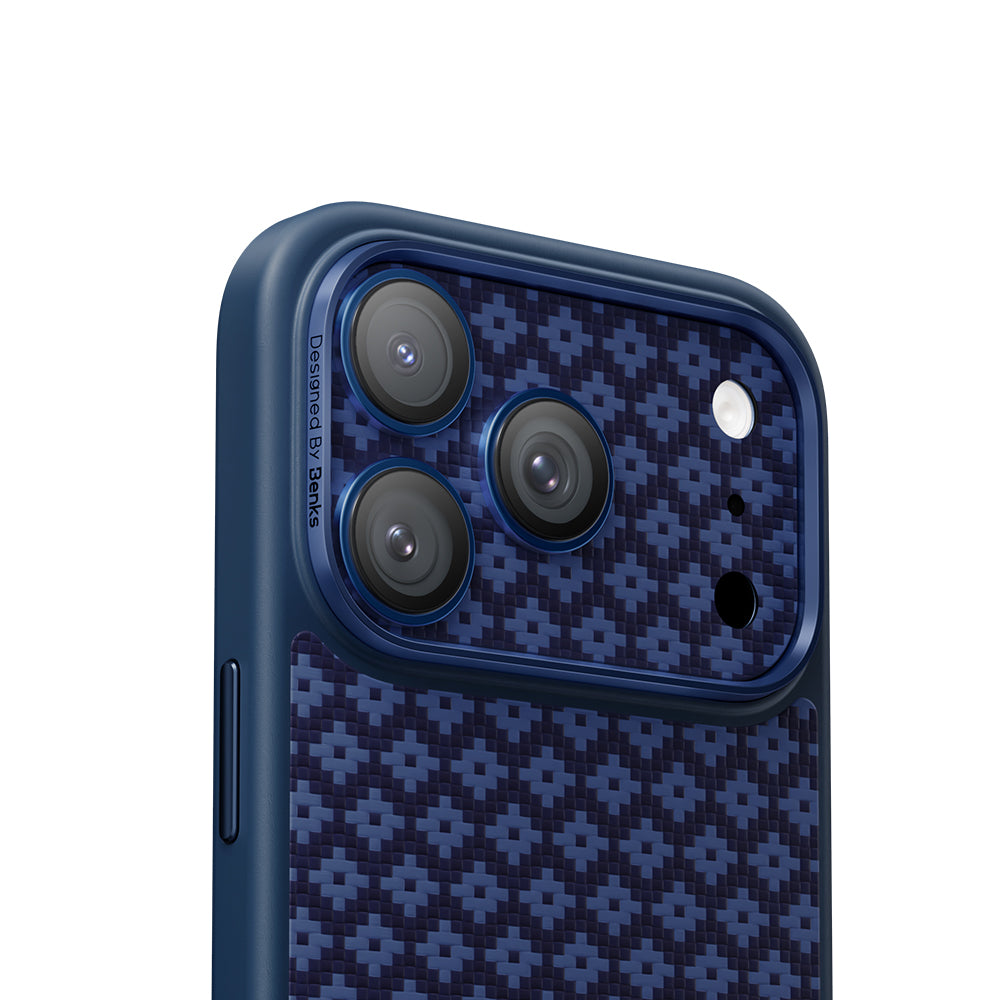 (17 Serisi)Apple iPhone Benks ArmorWarrior ArmorGridSerisi Kevlar Kamera Lens Koruyucu