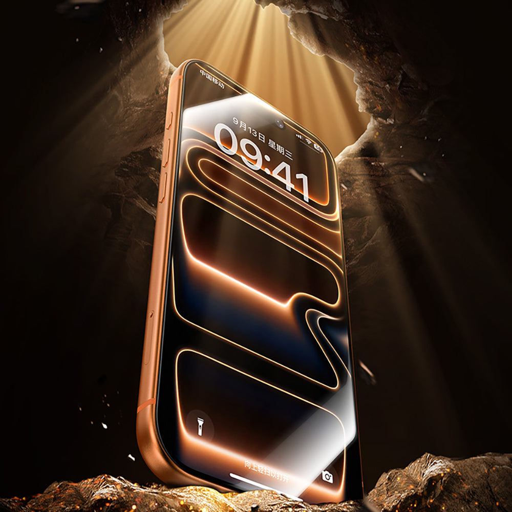 (17 Serisi)Apple iPhone Benks Glass Warrior 2.0 AR-EZFita Cam Ekran Koruyucu + Kolay Uygulama Aparatı Şeffaf