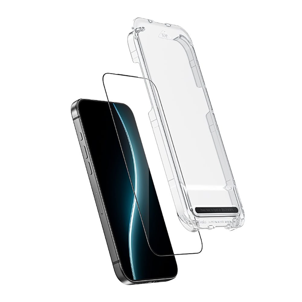 Apple iPhone 17 Pro Max Benks Ultra Shield 0.3mm Ekran Koruyucu + Kolay Uygulama Aparatlı Şeffaf