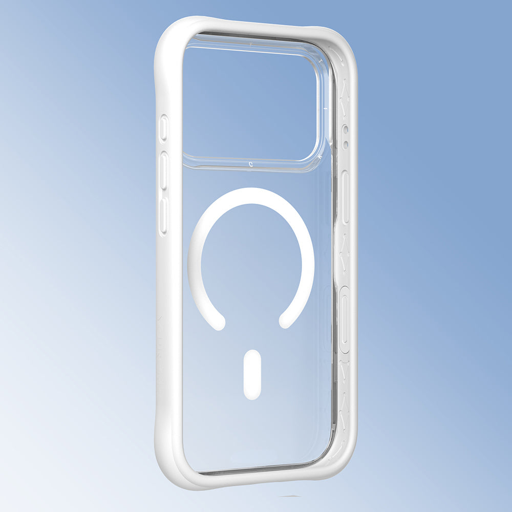 Apple iPhone 17 Pro Max Kılıf M-safe Şarj Özellikli Airbagli Youngkit Dynamic 2 Serisi Kapak Beyaz