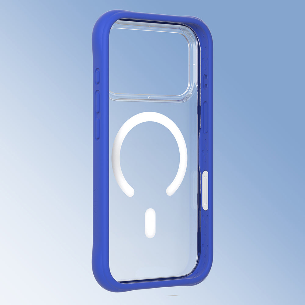 Apple iPhone 17 Pro Max Kılıf M-safe Şarj Özellikli Airbagli Youngkit Dynamic 2 Serisi Kapak Mavi