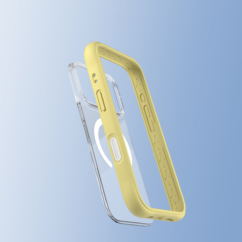 Apple iPhone 17 Pro Max Kılıf M-safe Şarj Özellikli Airbagli Youngkit Dynamic 2 Serisi Kapak Sarı