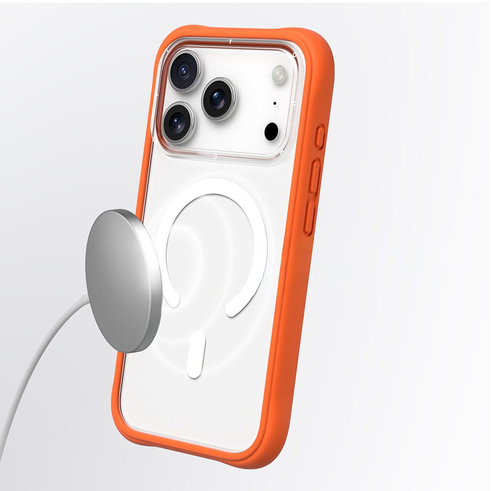 Apple iPhone 17 Pro Max Kılıf M-safe Şarj Özellikli Airbagli Youngkit Dynamic 2 Serisi Kapak Turuncu