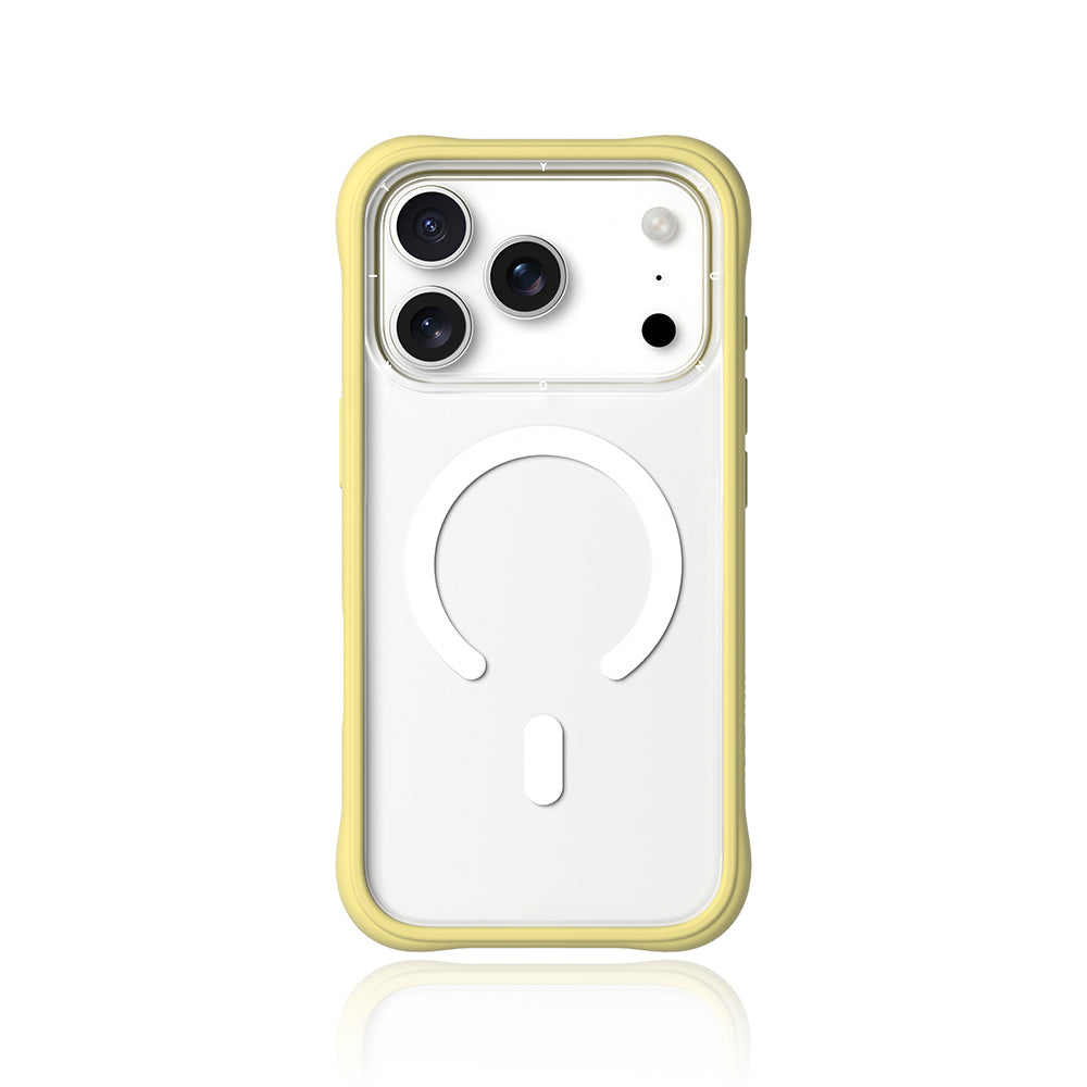 Apple iPhone 17 Pro Max Kılıf M-safe Şarj Özellikli Airbagli Youngkit Dynamic 2 Serisi Kapak Sarı