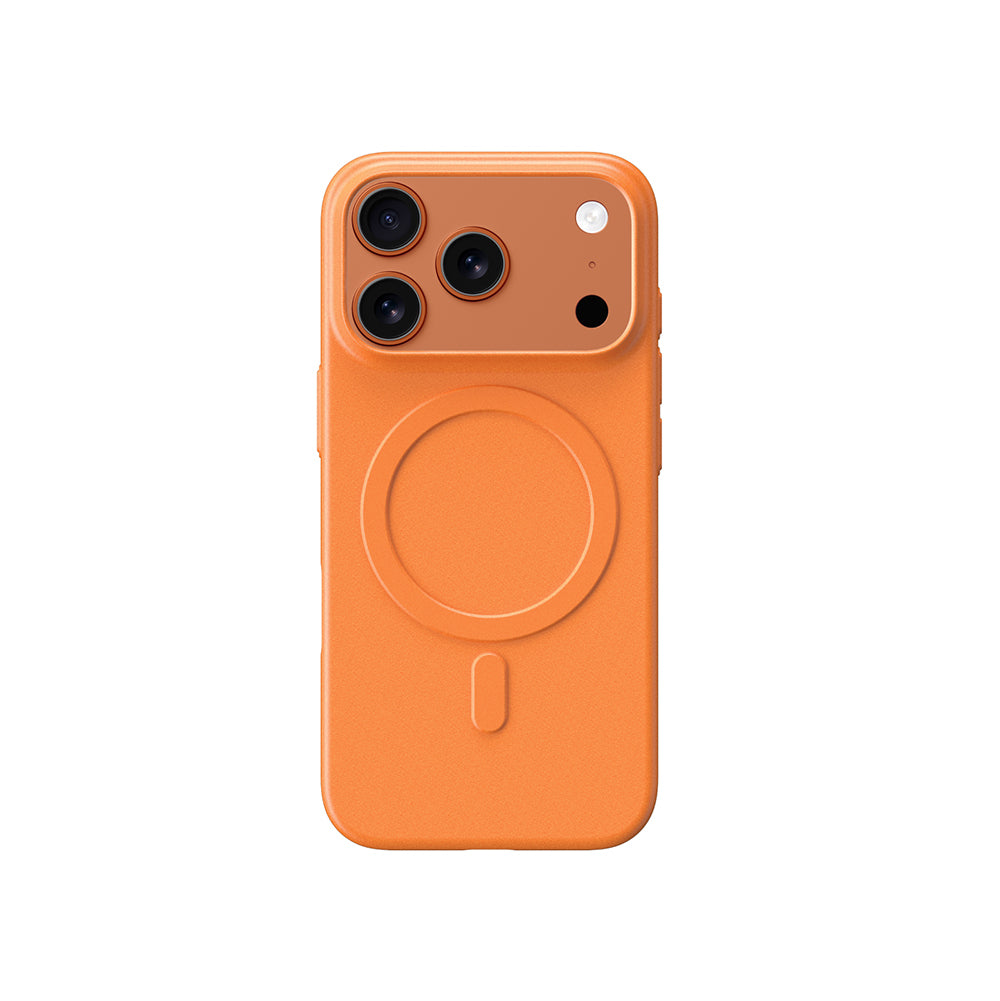 Apple iPhone 17 Pro Max Kılıf M-safe Şarj Özellikli Amazingthing Minimal Air Serisi Kapak Turuncu