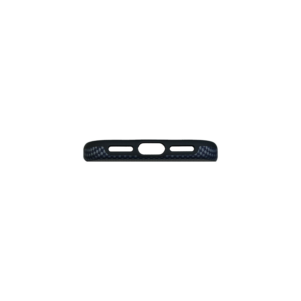 Apple iPhone 17 Pro Max Kılıf M-safe Şarj Özellikli Mohseven 1500D Aramid Fiber Kapak Mavi