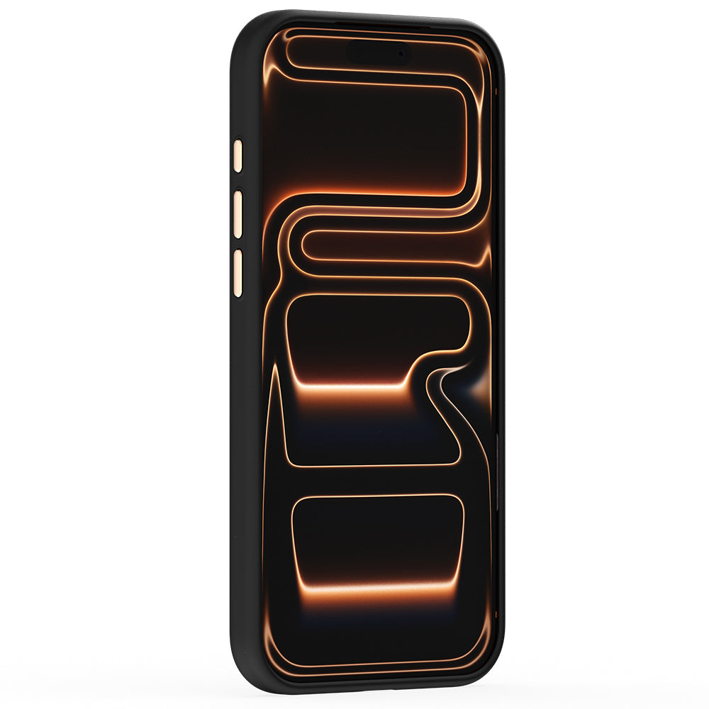 Apple iPhone 17 Pro Max Kılıf M-safe Şarj Özellikli Raptic Aramid Dual Grid Serisi Karbon Kapak Siyah