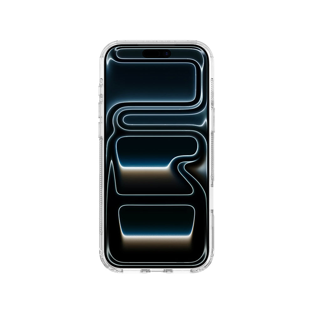 Apple iPhone 17 Pro Max Kılıf M-safe Şarj Özellikli Wiwu CS-202 Crystal Shield Pro Serisi Anti Yellowing Sert PC Kapak Şeffaf