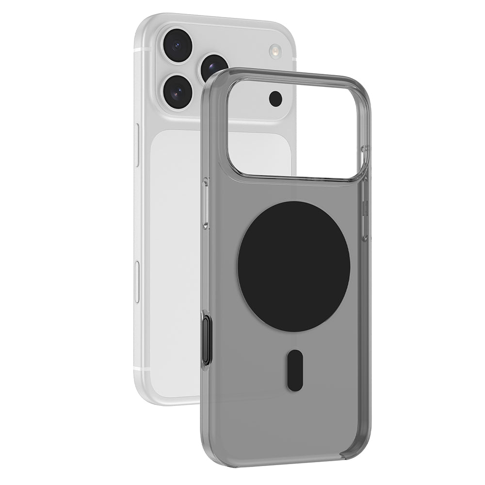 Apple iPhone 17 Pro Max Kılıf M-safe Şarj Özellikli Zore Paris Belmo Kapak Siyah